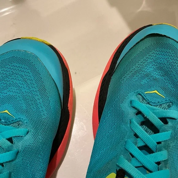Hoka Women's Athletic Shoes - Teal, Black, and Pink - Picture 4 of 7